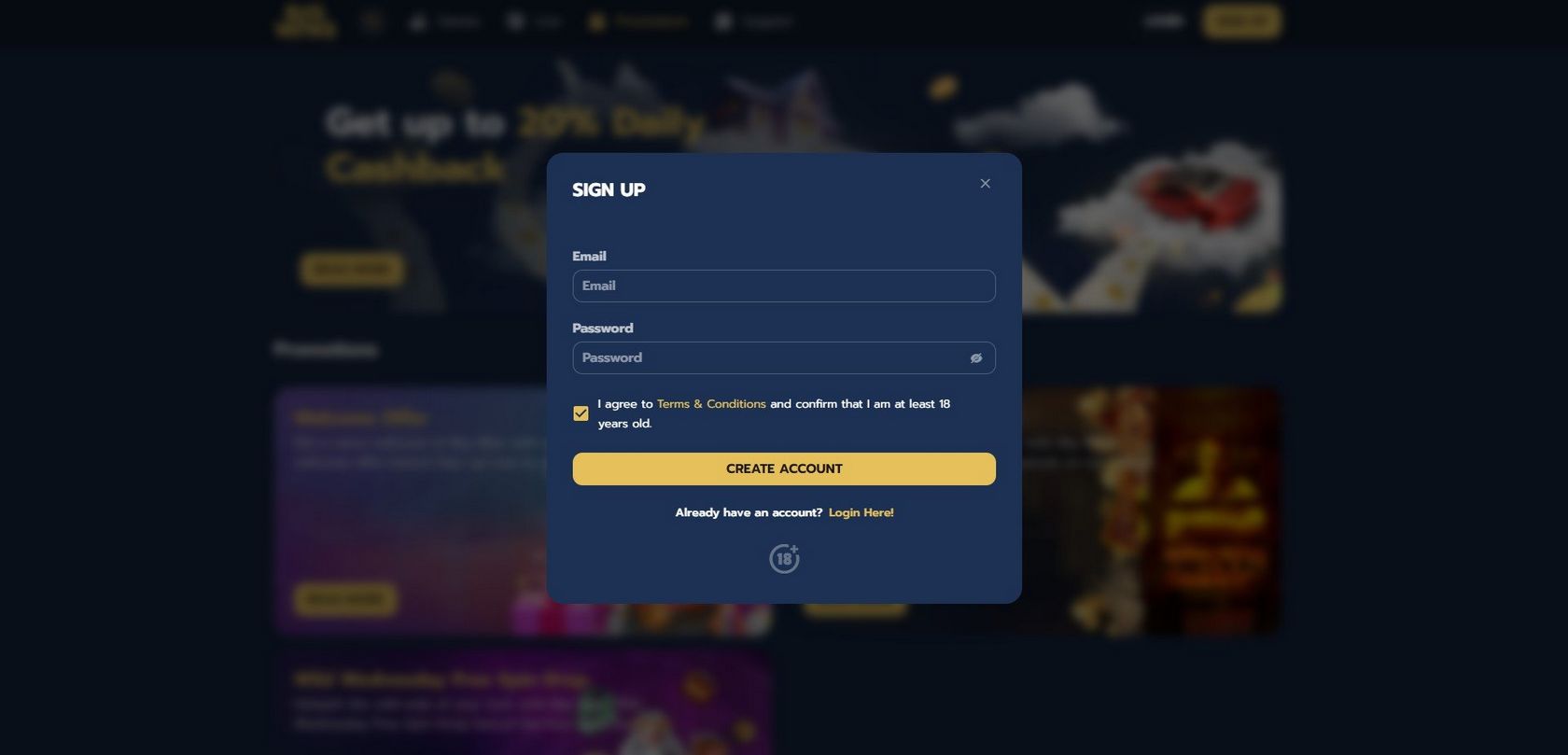 BigWins Casino Login